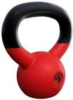 Kettlebell - 4 kg, Gusseisen, Vinyl Beschichtung, Schwunghantel, Kugelgewicht