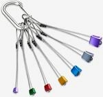 Klemmkeile Stopper Set Classic #5‒11 Klettern und Bergsteigen