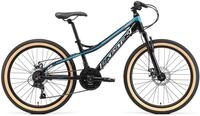 MTB 24" aluminium, Kinderrad 9 Jahre, hardtail, 21 Gang, Scheibenbremse