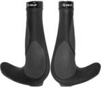 Messingschlager Griffe ERGOGEL D3 BAR, Velo, Paar, 138/138mm, schwarz/grau