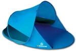 Pop Up Strandmuschel Zack II - Strandzelt, selbstaufbauend, UV Schutz 60, blau