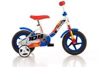 Dino 108 Sport Jungs Fahrrad 10 Zoll 17 cm Wei&szlig;