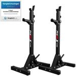 Kniebeugest&auml;nder I Langhantelablage mit Hantelscheibenaufnahme I Squat Rack
