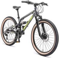 MTB 24" aluminium, Kinderrad 9 Jahre, hardtail, 21 Gang, Scheibenbremse