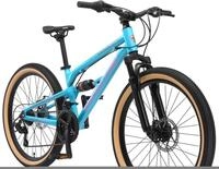 MTB 24" aluminium, Kinderrad 9 Jahre, hardtail, 21 Gang, Scheibenbremse