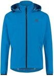 Regenjacke Essential atmungsaktiv mit Reflektoren Blau