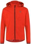 Regenjacke Essential Unisex wasserdicht atmungsaktiv Poray 5000 Rot