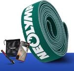 Fitnessband lang aus Stoff &ndash; Widerstandsstufe 3, Traininsb&auml;nder mit Tasche