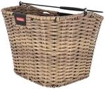 Klickfix Vorderradkorb Structura 34x25x27cm,schilf/braun,gefl.,o. Adapter