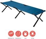 Alu Feldbett Topaz Camping Liege G&auml;ste Klapp Bett Gro&szlig; 150 kg M