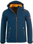 Trollkids Softshelljacke Kinder - Trollfjord blau/orange
