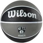"Brooklyn Nets" Basketball, NBA Damen und Herren Schwarz/Grau 7