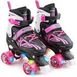 Apollo Super Quad LED ABEC7 verstellbare Kinder Rollschuhe