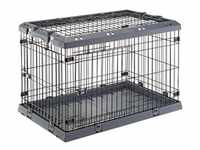 Hundebox faltbar SUPERIOR 90 (M) Gitter für einen Hund, EINHEITSFARBE, L