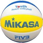 Beachvolleyball SBV Youth Volleyball Unisex Blau-Gelb-Wei&szlig;