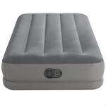 Intex 64112 Twin Dura-Beam Prestige Mid-Rise Luftbett mit USB-Pumpe 99x191x30cm