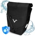 Fahrradtasche Wasserdichte 2in1 Gep&auml;cktr&auml;gertasche und Umh&auml;ngetasche 28L - Ocean