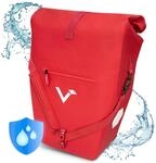 Fahrradtasche Wasserdichte 2in1 Gep&auml;cktr&auml;gertasche und Umh&auml;ngetasche 28L - Ocean