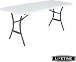 LIFETIME Outdoor Klapptisch faltbar stabil wetterfest 183x70 cm