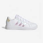 Tennisschuhe Schn&uuml;rschuhe Kinder - Grand Court Lifestyle weiss/rosa