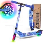 City Scooter Moonracer &ndash; Leichter Kinderroller mit LED-Rollen und Federung