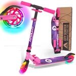 City Scooter Moonracer &ndash; Leichter Kinderroller mit LED-Rollen und Federung