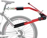 Rote montierte Trail Angel Fahrrad-Abschleppstange