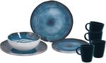 Campinggeschirr Set Breeze Camping Geschirr Teller Tassen Melamin 16tlg