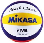 Beachvolleyball Beach Classic BV551C Beachvolleyball Unisex Wei&szlig;-Blau-Gelb