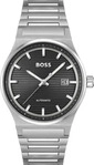 Hugo Boss Graue Edelstahl-Armbanduhr Grau Herren