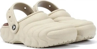 Crocs Classic Gef&uuml;ttert Overpuff Damen Beige Clogs
