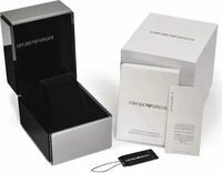 Emporio Armani Herren Chronograph Uhr AR2453 Schwarz