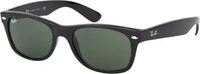 Lunettes De Soleil Ray-Ban Newfarer 2132 901/58 Noir Vert G-15 Polaris&eacute; 55mm Schwarz