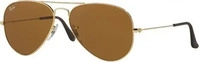 Ray-Ban Lunettes De Soleil Aviator 3025 001/33 Or Brun 58mm Gold