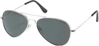 Polaroid Aviator Unisex Ruthenium Grau Grau Polarisierte Sonnenbrille