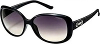 Polaroid Butterfly Womens Schwarz Grau Gradient Polarisierte Sonnenbrille Damen