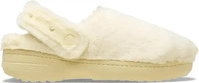 Crocs Classic Unfurgettable Polyester Damen Clogs in Vanille Wei&szlig;