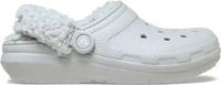Crocs Classic Fleece Futter Thermoplast M&auml;nner Atmosphere Clogs Wei&szlig; Herren
