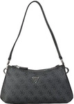 Guess Schultertasche Kohle-Logo Dunkelgrau Damen