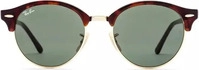 Ray-Ban Clubround Double Bridge Sonnenbrille Unisex Erwachsene RB43469903351 Braun