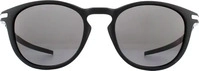 Oakley Round Mens Satin Black Prizm Gris Lunettes de soleil Schwarz Herren