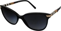 Lunettes De Soleil Burberry BE4216 3001T3 D&eacute;grad&eacute; Gris Noir Polaris&eacute; Schwarz Damen