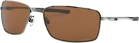 Oakley Sonnenbrille Square Wire OO4075-14 Wolfram Prizm Tungston polarisiert...