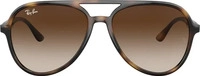 Ray-Ban RB4376 710 poliert havanna braun Verlauf Sonnenbrille
