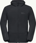 Jack Wolfskin Eagle Peak II Schwarze Softshelljacke f&uuml;r Herren Schwarz