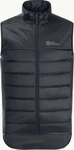 Jack Wolfskin Morobbia Herren Schwarze Weste Schwarz