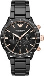 Emporio Armani Mario Herrenuhr schwarz AR70002 Herren