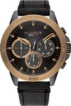 Tommy Hilfiger Harley Schwarz Herren Armbanduhr 1791893