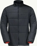 Jack Wolfskin Bergland Herren Dunkelgraue Wattierte Jacke Dunkelgrau