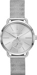 Trendige Damenuhr der Marke Michael Kors in der Farbe Silber. Die Uhr hat ein